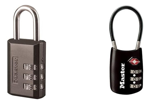 Master Lock Tsa Set Your Own Combination Luggage Lock  Maste