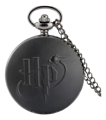 Reloj Clásico De Bolsillo Hp Harry Potter Negro