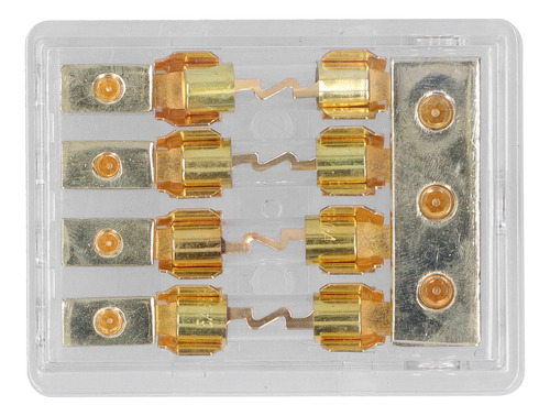 Bloque De Fusibles, 12 V, 60 A, Distribución De 1 Entrada Y