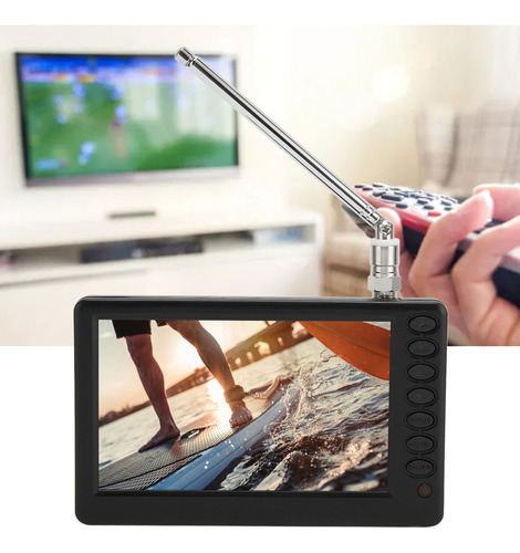 Televisor Digital De Bolsillo Portátil De 5 Pulgadas Compati