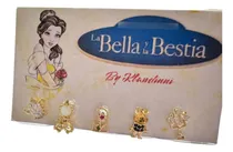 Comprar 5 Aretes De Personaje De La Bella Y Bestia Y Princesa Bella