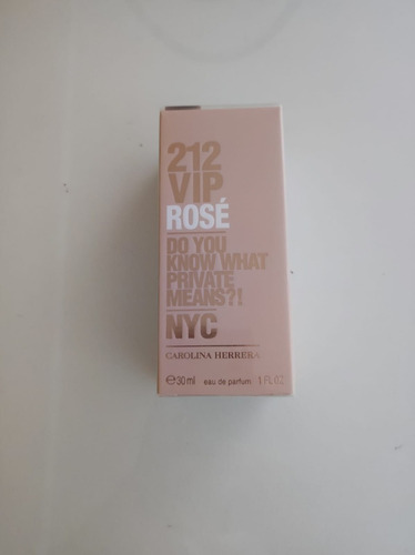 Perfume 212 Vip Rosé Carolina Herrera Edp Feminino 30ml