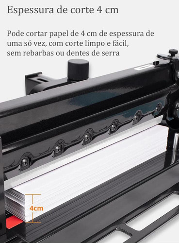 Guilhotina Semi Industrial A3 Corta Até 400 Folhas Grafity