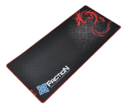 Imagem 1 de 5 de Mouse Pad + Keyboard Pad Com Seda Vermelho 800x350 4mm