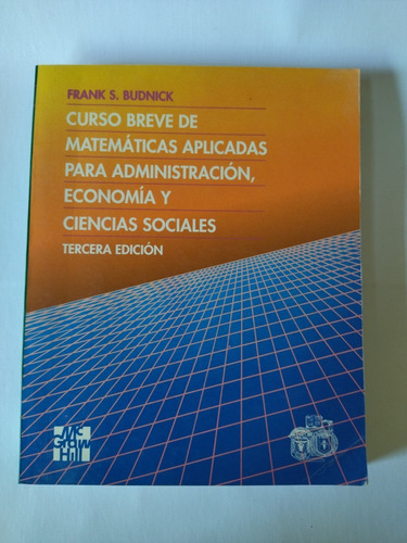 Libro Curso Breve De Matemáticas Aplicadas - Frank S. Budnic