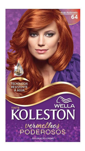 Kit 10 - Tintura Koleston - Cor: 64 Acaju Acobreado