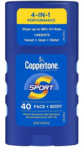 comprar Coppertone Sport Protetor Solar Stick Face E Corpo Fps40