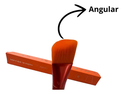 Pincel Mari Maria De Maquiagem Para Base Angular