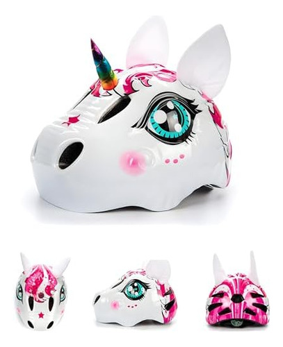 Casco De Unicornio De Natuway Para Niños Pequeños Y Niños 3d