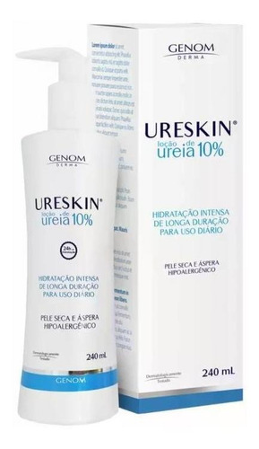 Ureskin Uréia 10% Lç Hidratante Pele Seca E Áspera 240 Full