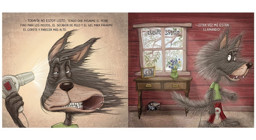 Libro Álbum Cuento Infantil. Lobo Está?