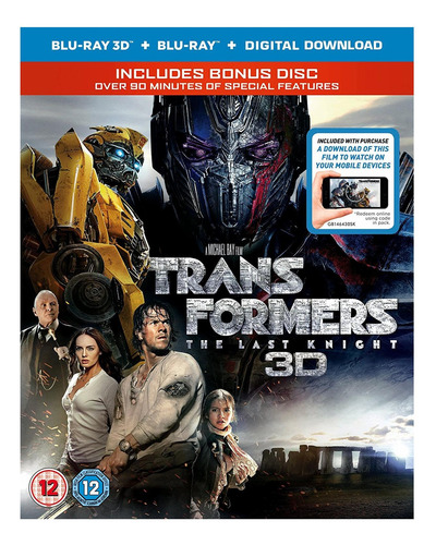 Transformers: El Último Caballero Blu-ray + 3d - Michael