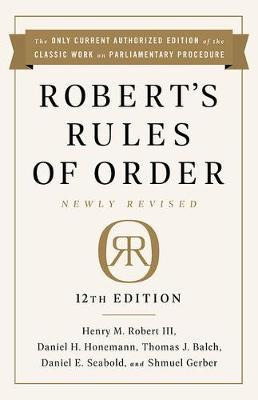 Libro Robert's Rules Of Order Newly Revised, 12th Edition...