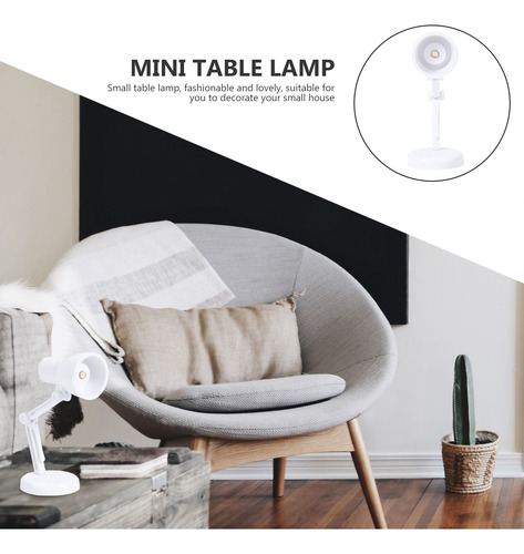 Mini Lámpara De Mesa De Simulación Para Muebles, 1 Pieza, El