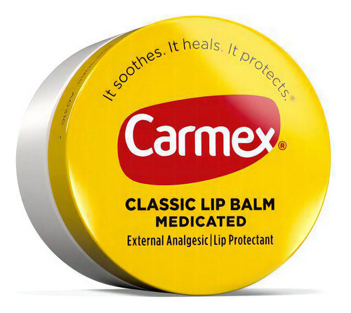 Hidratante Labial Carmex Clásico Medicado 3 Unidades 7,5g