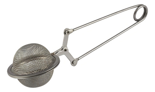Infusor De Chá Ervas Inox Coador Peneira Bolinha Cabo