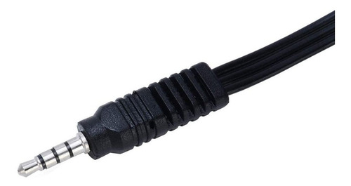 Imagen 6 de 6 de Cable De Jack 3.5 Mm A Rca Video Audio Camaras A Tv 1.5 Mts