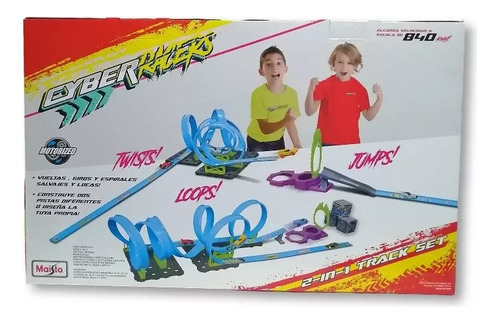 Juego De Pista De Autos Cyber Racers 2 En 1 Maisto