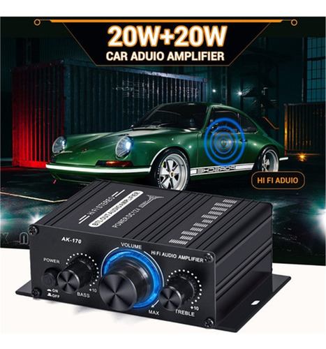 A Mini Amplificador De Potencia De Audio P /auto Casa