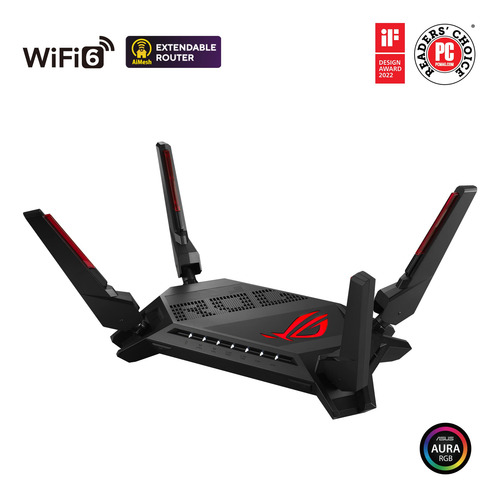Router Para Juegos Asus Rog Rapture Wifi 6 Ax Gt-ax6000 Con