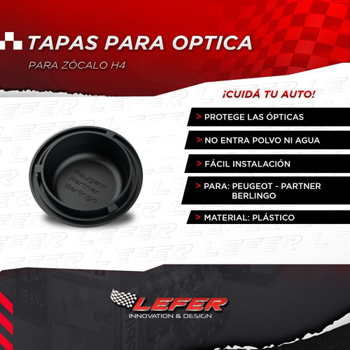 Imagen 2 de 7 de Tapas Óptica Peugeot Partner Y Berlingo Extendida Zócalo H4