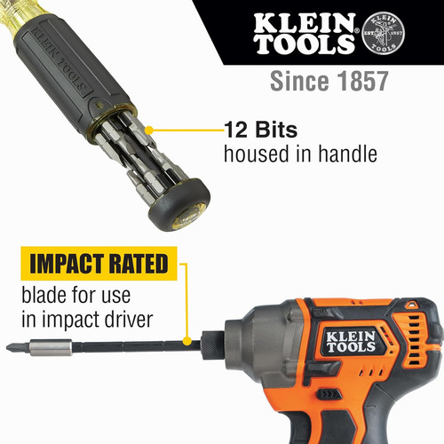 Chave de fenda de comprimento ajustável Klein Tools 14 em 1 32303