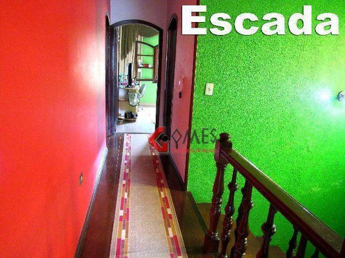 Imagem 10 de 20 de Sobrado Residencial À Venda, Parque Dos Pássaros, São Bernardo Do Campo. - So0696