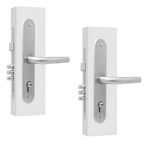 2 Pzs Cerradura Jal-man Mc121 Cil60mm Inox-la Soprano