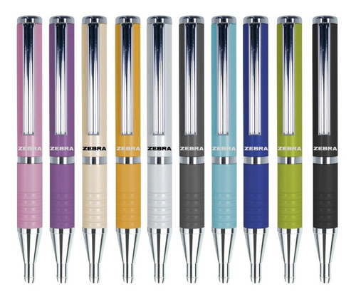 Bolígrafo Deslizable Pluma Slide Pen Punto Mediano Zebra. Ar Arena Negro