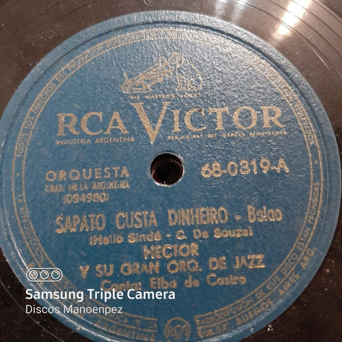 Pasta Hector Su Gran Orquesta De Jazz Rca Victor C147