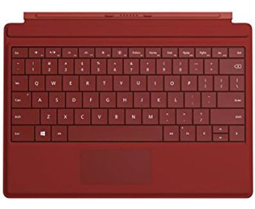 Funda Con Teclado Microsoft Surface 3, Roja (a7z-00005)