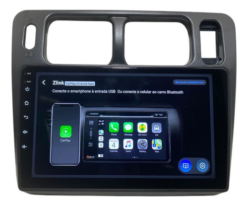 Central Multimidia Pajero Tr4 2004 A 2015 Android Tela 9 Pol