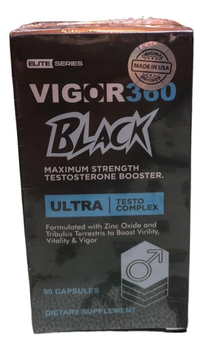 Vigor 360 Black! Importado Usa Original! Promo X3 Frascos!