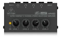 Comprar Amplificador De Auriculares Behringer Ha400 4 Salidas 
