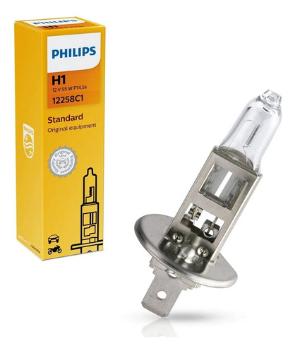 Lote Com 20 Lampadas Farol Baixo/alto H1 55w 12v - Philips