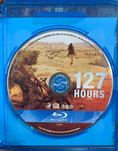 Blu-ray Filme 127 Horas James Franco Original Dublado (Usado)