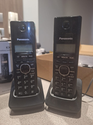 Teléfono Panasonic Kx-tg1711 Inalámbrico - Color Negro
