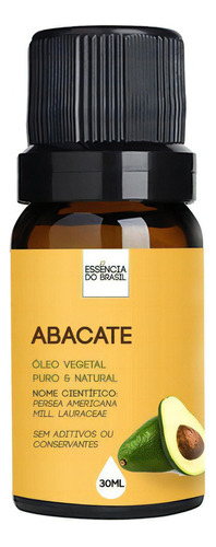  Óleo Vegetal De Abacate - 30ml Puro E Natural