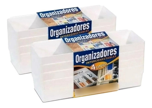 Organizador Interconectable De Cajones X2 - Colombraro