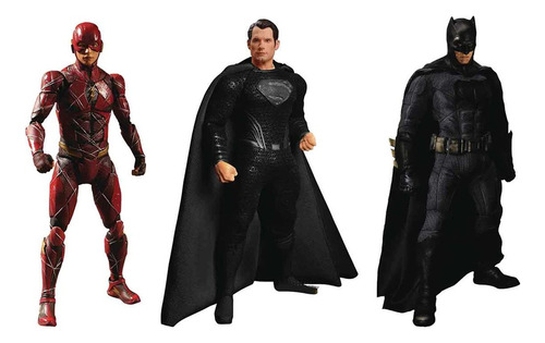 Set Justice League Batman/superman/flash - One:12 Mezco Toyz