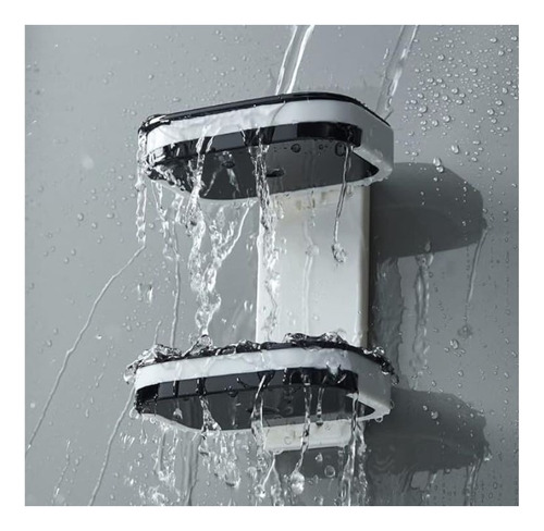 Jabonera 2 Niveles Con Goma Resistente Al Agua