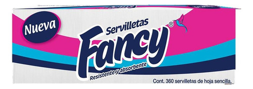 Servilletas Fancy Hoja Sencilla 360 Servilletas