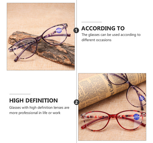 Gafas De Lectura Blue Light Para Computadora, Primavera, 2 U
