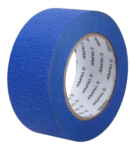 2 Masking Tape 2'' 50m Azul Pintar Enmascarilla Truper 12624