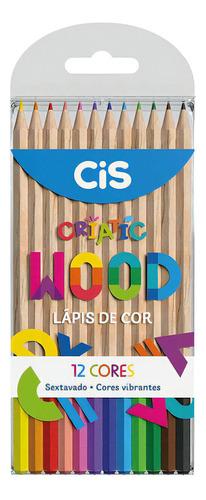 Lápis De Cor Cis Criatic Wood 12 Cores