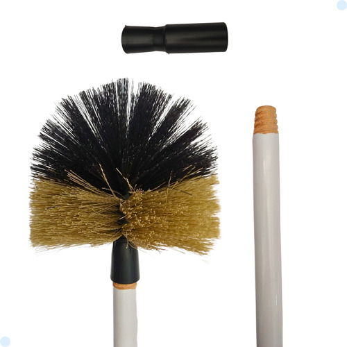 Vassoura De Limpar Teto Alto Com Prolongador Escova De Nylon