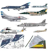 Comprar Aviones De  Malvinas (x7) Escala 1:33 \u002F Papercraft (x Mail)