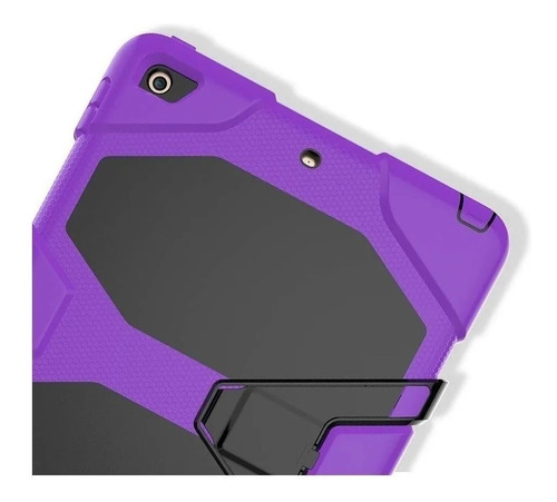 Funda Robot Uso Rudo Negra Para iPad 5ta Y 6th Generacion 