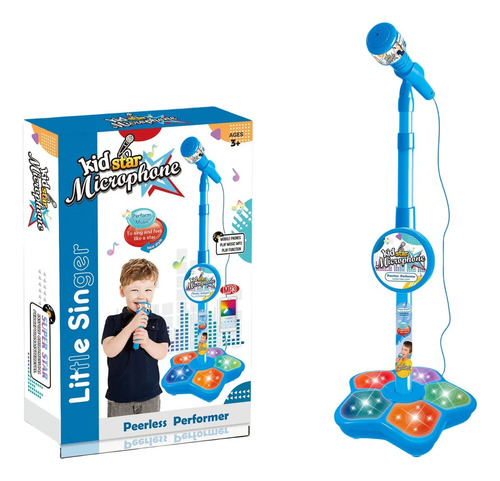 Micrófono De Karaoke De Juguete Para Niños Con Base De Boqui