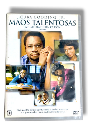 Dvd - Mãos Talentosas - Cuba Gooding, Jr. - Original (Usado)